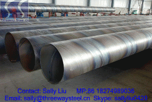 SSAW gas and oil steel tube 